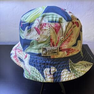 Polo Ralph Lauren reversible bucket hat tropical resort vacation travel 2XL Big